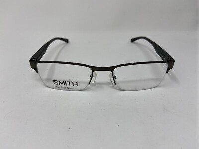 SMITH OPTIC EYEWEAR TRANSISTOR MATTE DARK RUTHENIUM R80 GRAY 52/19/140. -H46