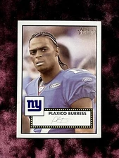 Plaxico Burress 1952 Topps Heritage MINT Facsimile Auto Giants Jersey Va Beach💙