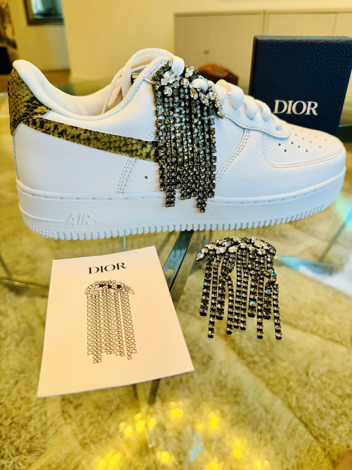Dior Homme Accessoires Runway Super Rare Kim Jones Paris 30 Montaigne Chaussure Charm