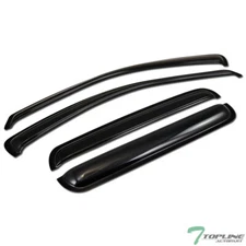 Topline For 1999-2004 Grand Cherokee Sun Rain Guard Vent Shade Window Visors 4pc