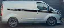 Fits Ford Transit Custom Graphics Side Stripe Wing Bonnet Rear Decals Sport 1 Fits Ford Transit Custom Graphics Side Stripe Wing Bonnet Rear Decals Sport 1