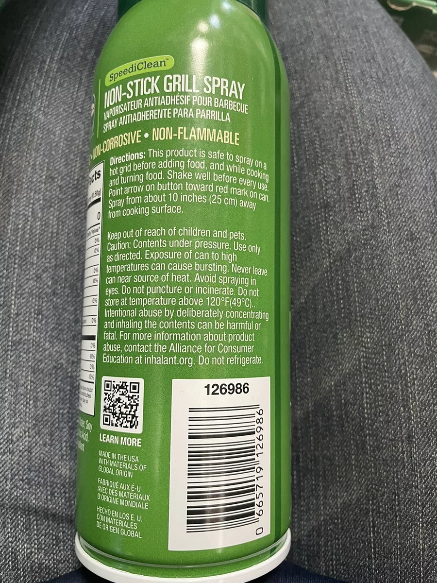 Non stick cheap grill spray