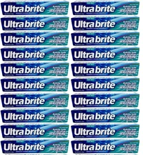 Lot 20 x Ultra Brite Cool Mint Toothpaste with Baking Soda & Peroxide 6 oz Each