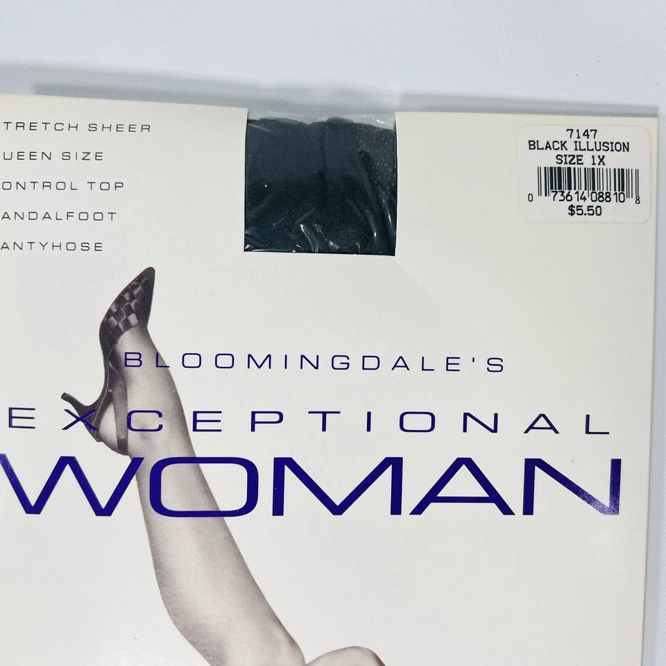 Pantimedias Bloomingdale’s Excepcional Estilo 7147 Talla 1X Negro Cacao 2 Pares Foto 4 de 4