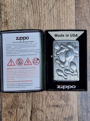  ZIPPO Barrett Smythe Bowling Pins Lucky Strike Surprise 