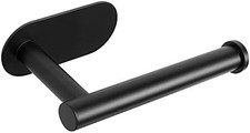 Self Adhesive Toilet Paper Holder SUS304 Stainless Steel Matte Black