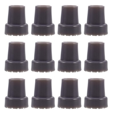 12 Pcs Replacement Crutch Pads Rubber Tips for Crutches Cane Ends
