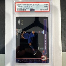 2024 Topps Chrome U.S. Olympic  - Carmelo Anthony #151 Black Refractor /10 
