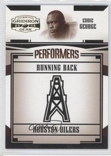 2005 Donruss Gridiron Gear Performers 67/500 Eddie George #P-17 0e5