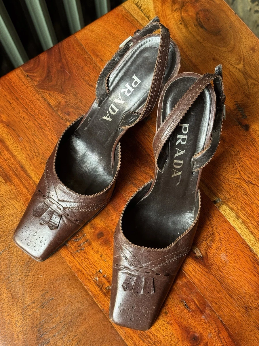 PRADA Women's Square Toe Heels for sale | eBay