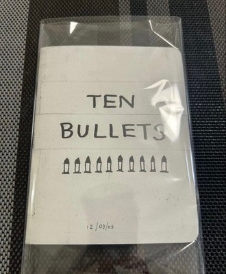 Tom Saxophone Art Book Ten Bullets Zin 28 Pages