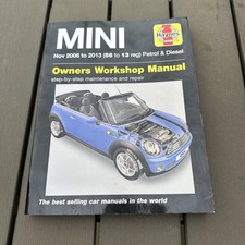 Haynes MINI Nov 2006 to 2013  Owners Workshop Manual Petrol & Diesel 