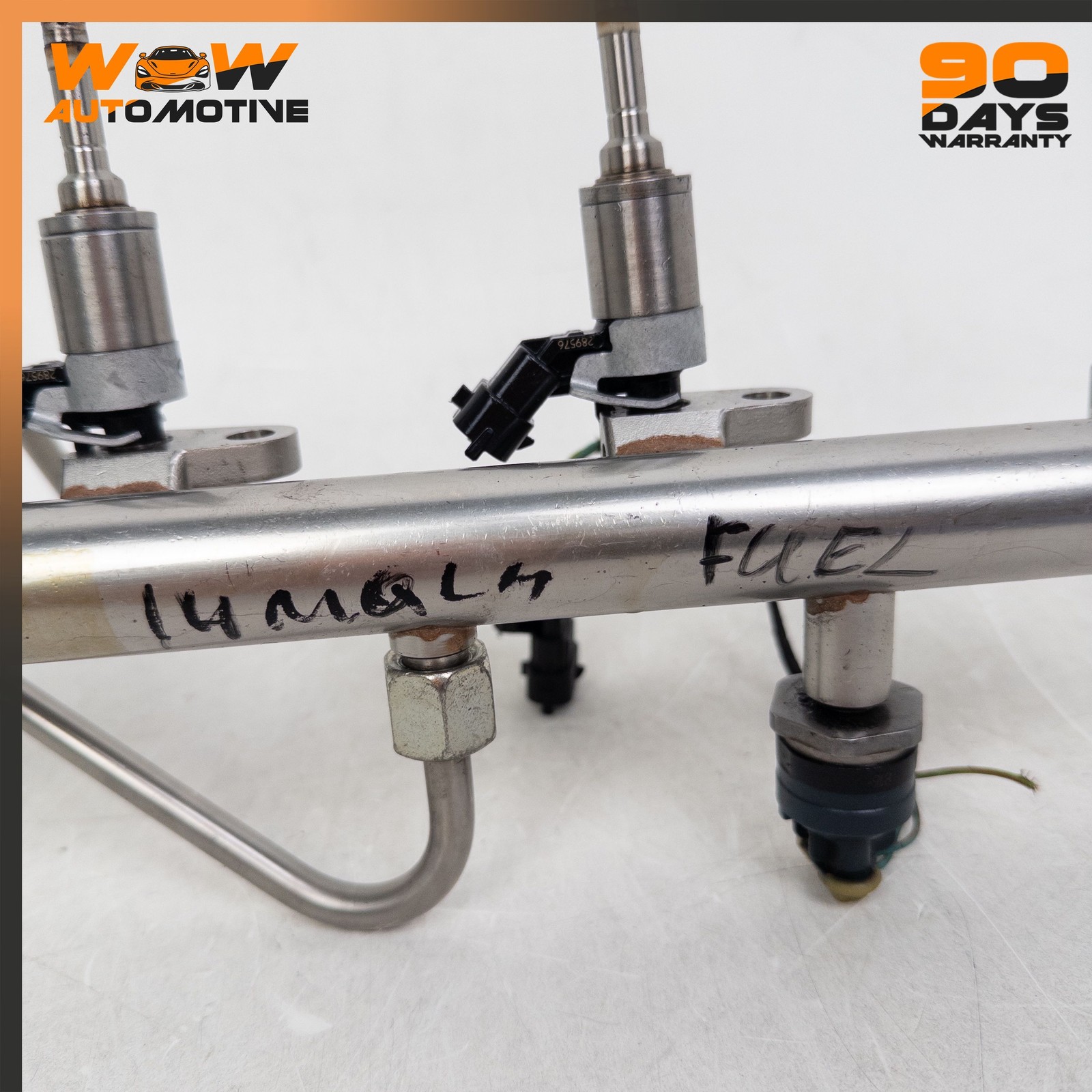 13-19 MASERATI QUATTROPORTE GTS 3.8L LEFT FUEL INJECTOR RAIL LINE INJECTORS OEM