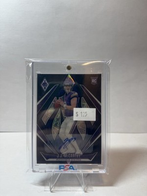 2024 Panini Phoenix - Rookies J.J. McCarthy #185 Black Lazer (RC