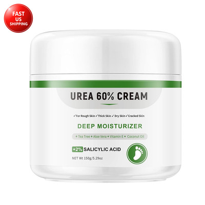 Urea Cream 60 Percent for Feet Maximum Strength plus Salicylic Acid 2%, Tea Tree