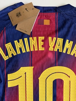 Nike Lamine Yamal #10 Barcelona 2026 Home Jersey UEFA Kit