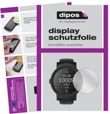 6x Schutzfolie klar für Ticwatch E Smartwatch Displayschutzfolie Folie Display
