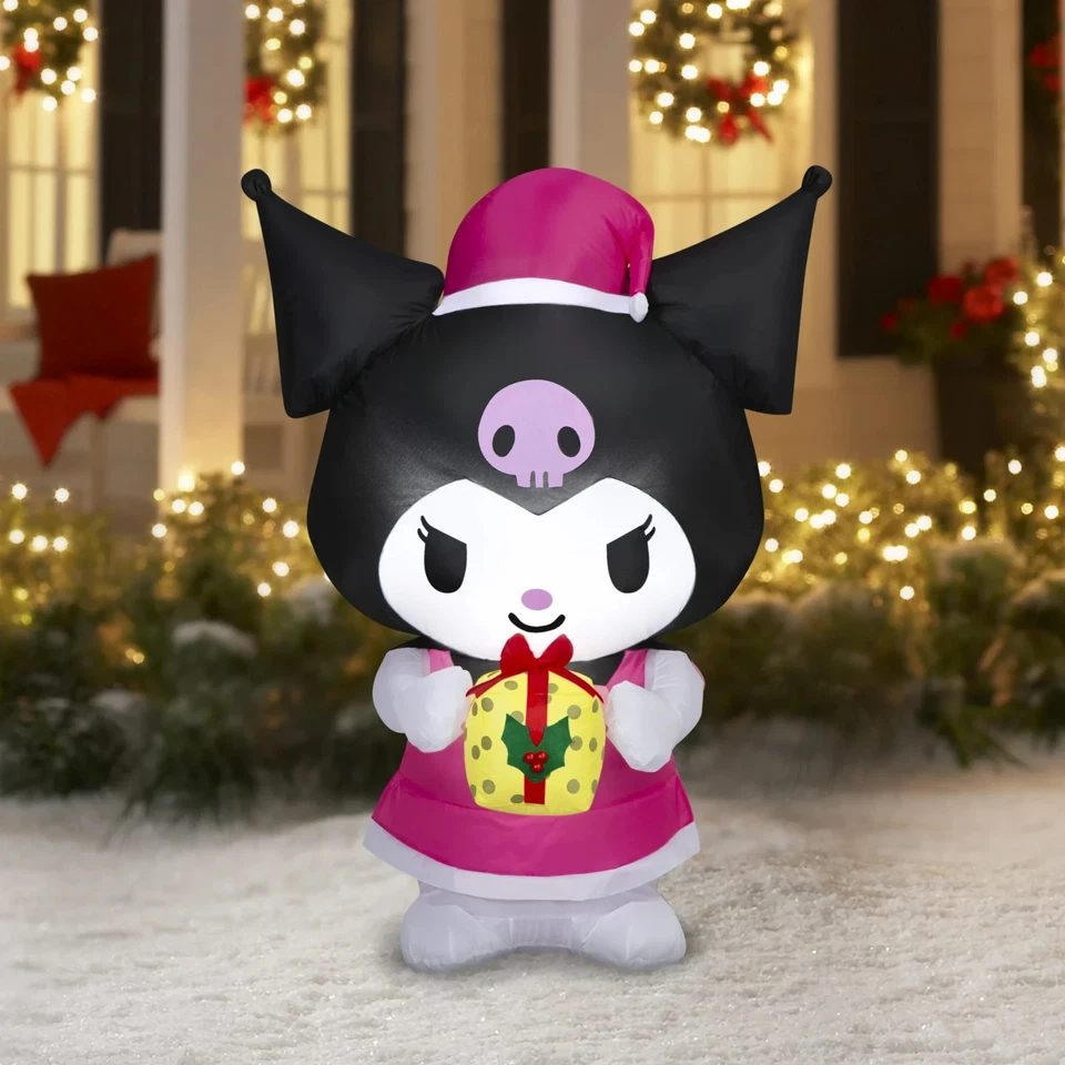 Hello Kitty Kuromi 4,5 pies patio soplado aire inflable soplado Navidad nuevo