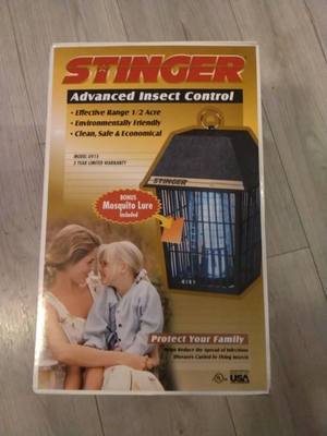 #ad Vintage Stinger Model UV15 Bug Zapper New Electronic Insect Control $74.99