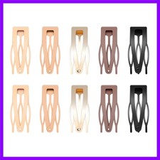 10 Pcs Double Grip Hair Clips, Metal Snap Hair Clips Hair Barrettes for Women...