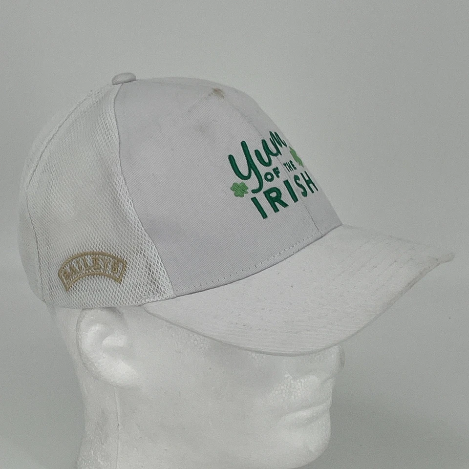 Gorra de béisbol Baileys Ron - Yum Of The Irish - SnapBack blanca en muy buen estado Foto 4 de 4