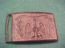 CIVIL WAR C.S.A. CONFEDERATE LOUISANA BELT BUCKLE PLATE REPRODUCTION