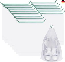 Danloto Schuhbeutel,15 St&uuml;ck Schuhsack Reise, Transparente Schuhtasche mit
