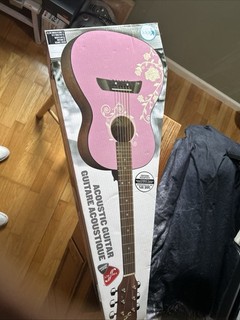Pink guitar