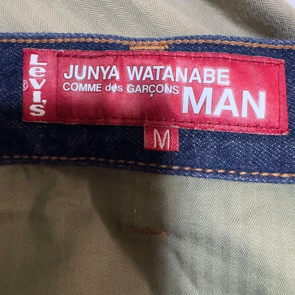 Pantalones de mezclilla Junya Watanabe COMME des GARCONS Levi's camuflaje usados Foto 4 de 4