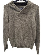 Ralph Lauren Polo US Shawl Collar Mens Medium Gray Unisex