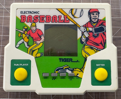 1987 Vintage 80s Tiger Handheld Electronic Baseball Video Game / Tested Working