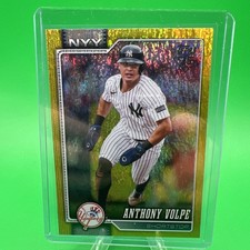 Anthony Volpe 2026 Topps Series 1 Yellow Sand Glitter /399 New York Yankees