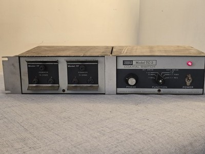 Jerrold TC-2 Coaxial Switch with 7F Modules   Vintage Broadcast / CATV Equipment