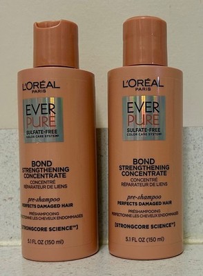 L'Oreal EverPure Bond Repair Pre Shampoo Treatment, 5.1oz 3 Pack