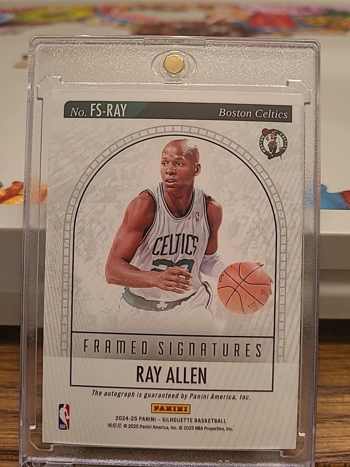 2024 - 25 帕尼尼剪影雷艾伦带框签名破冰 /10 — 第 3/4 张图片