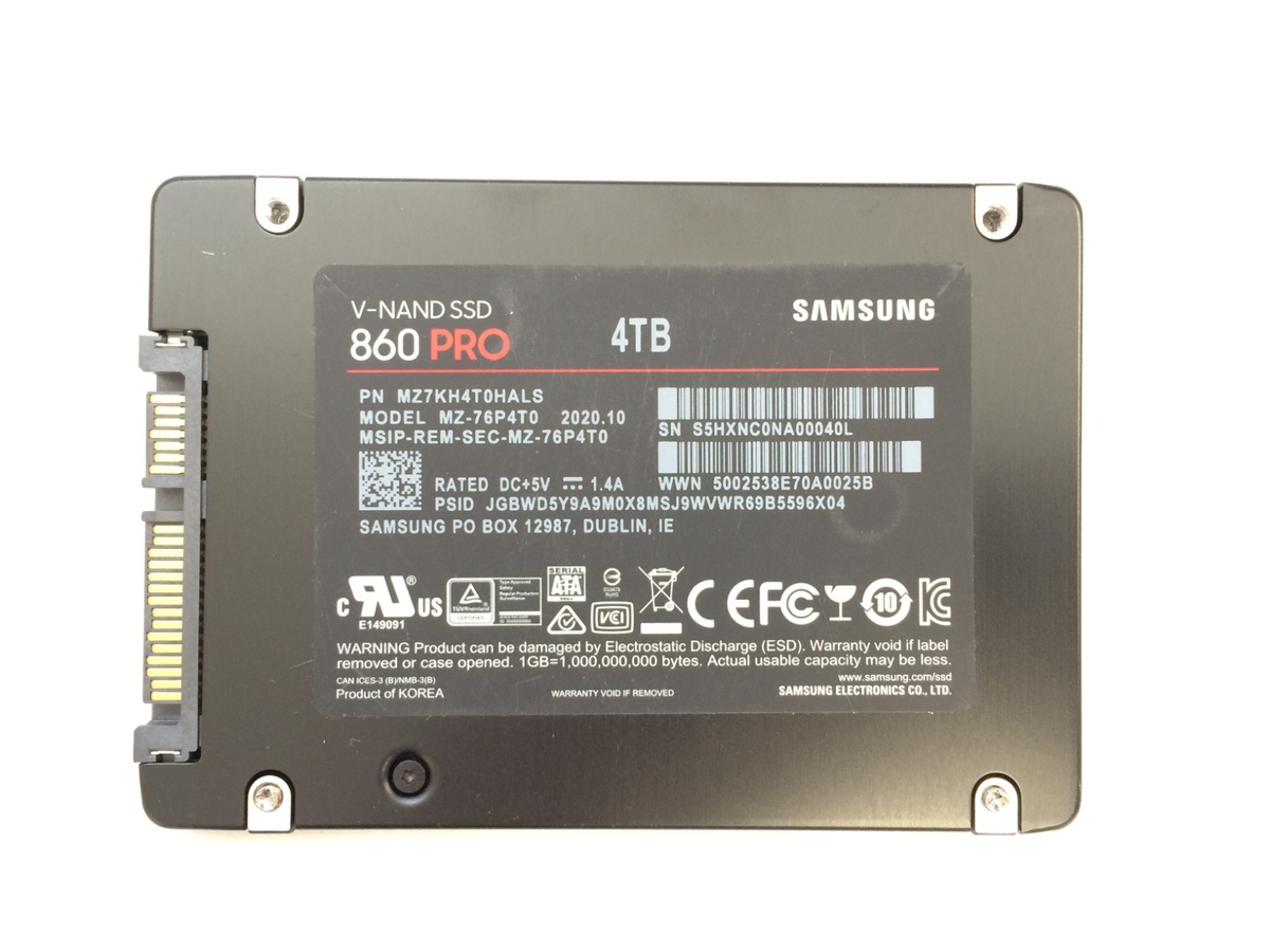 SAMSUNG SSD 7.68TB 4TB 3.84TB 2TB 1.92TB 1TB 960GB 512GB 500GB