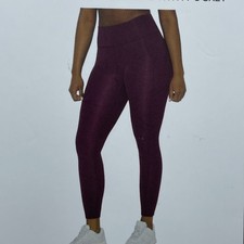 Fabletics Women's S Oasis Pureluxe Legging Dark Red a1728