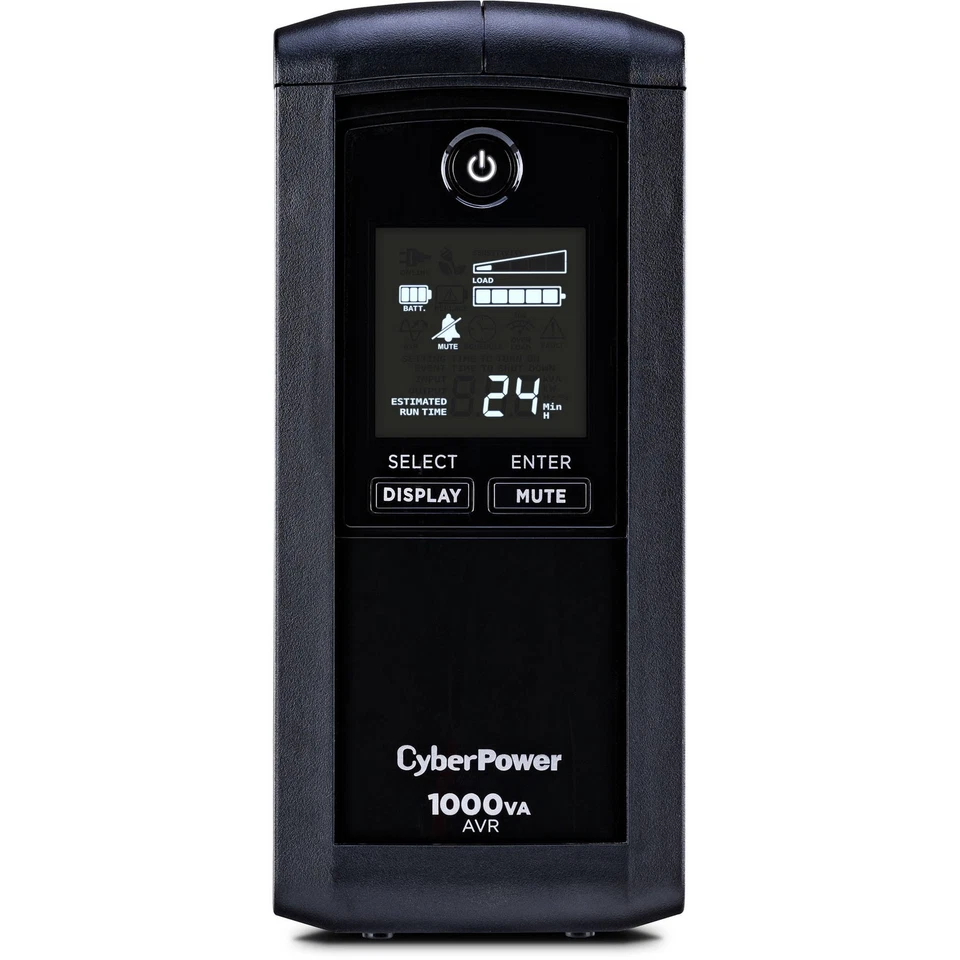 UPS CyberPower CP1000AVRLCD-R 1000VA/600W - Batería nueva certificada reacondicionada