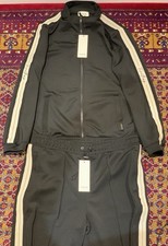 Image of Original XL Firetrap Black With Grey Stripes Tracksuit
