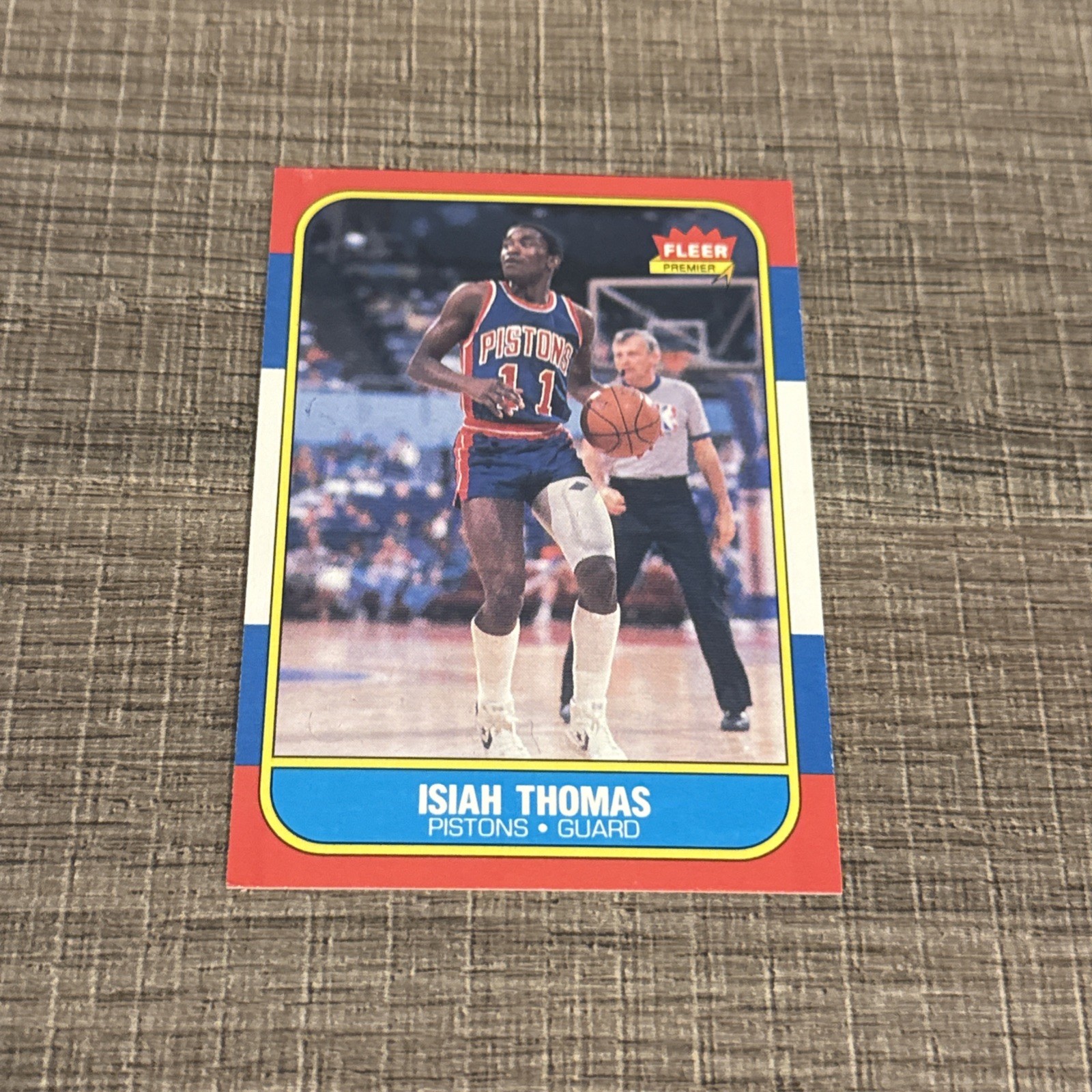 1986-87 Fleer Isiah Thomas Rookie RC #109 Pistons Pack Fresh 