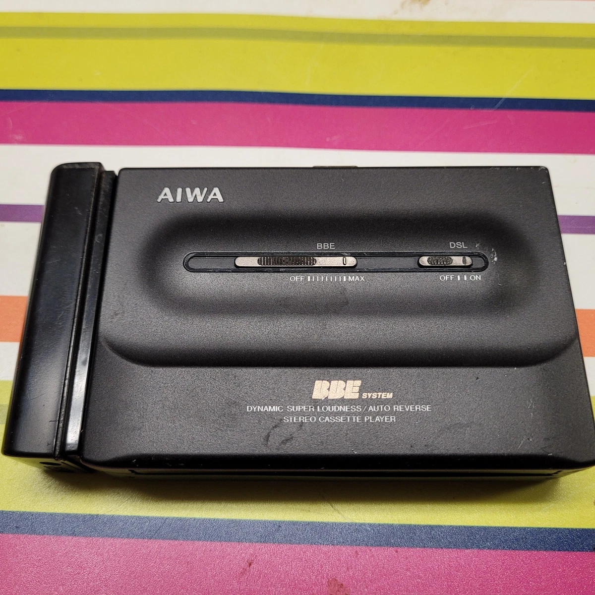 Preços baixos em Cassete Player Portátil Aiwa toca-fitas Pessoais