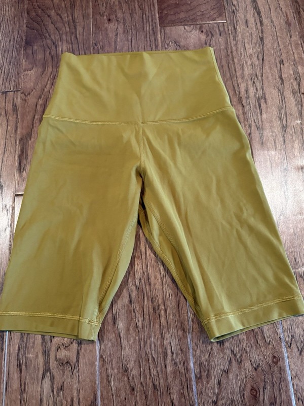Lululemon Align Super High Rise Short Gold Spice Size 6