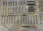 Towle "Old Master"  Sterling Silver Flatware Set-30 Pcs (+1 bent spoon)
