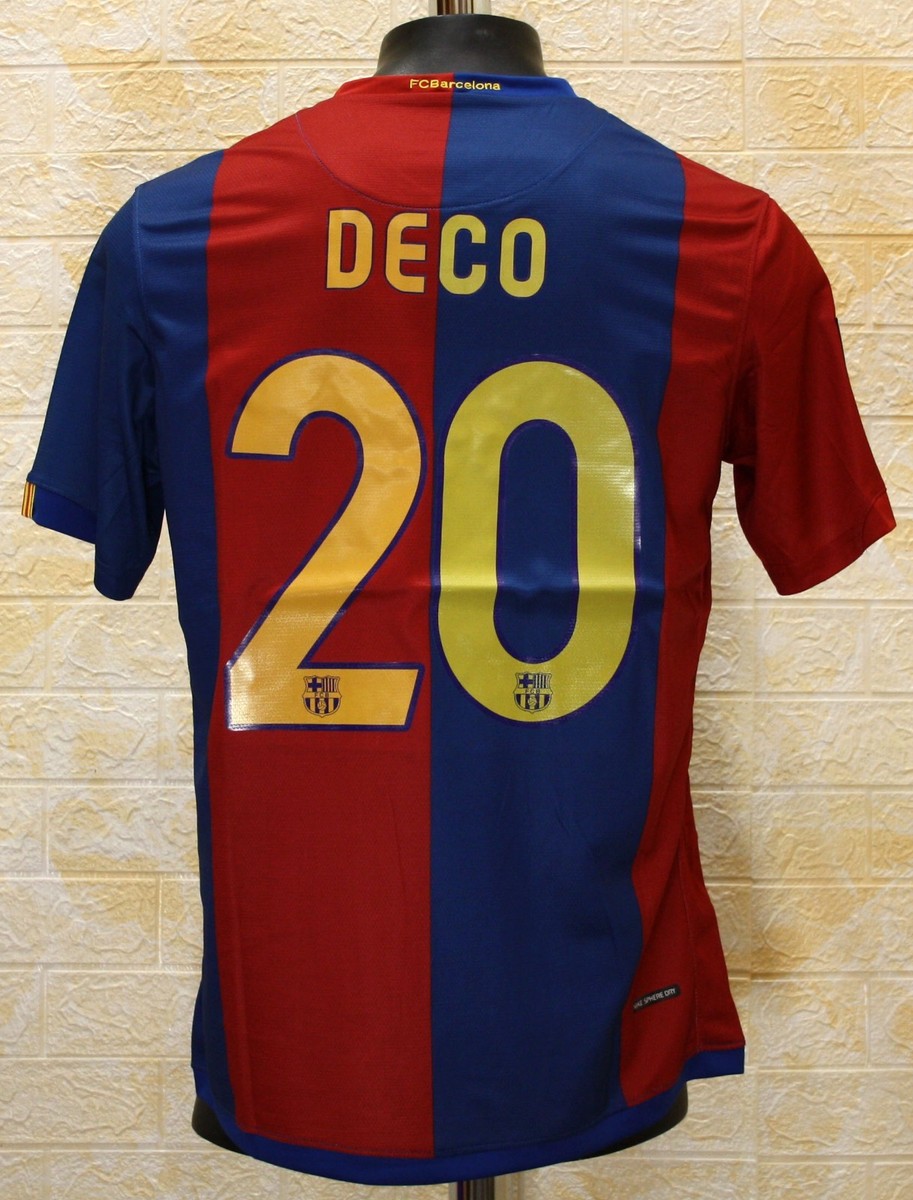 FC Barcelona 2006-2007 Home Shirt Jersey Deco #20 | eBay