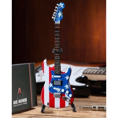Axe Heaven Wayne Kramer Fender Stratocaster Stars And Stripes USA Mini Guitar Re