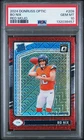 Bo Nix 2024 Panini Donruss Optic #209 Red Mojo Rookie Broncos Graded PSA 10