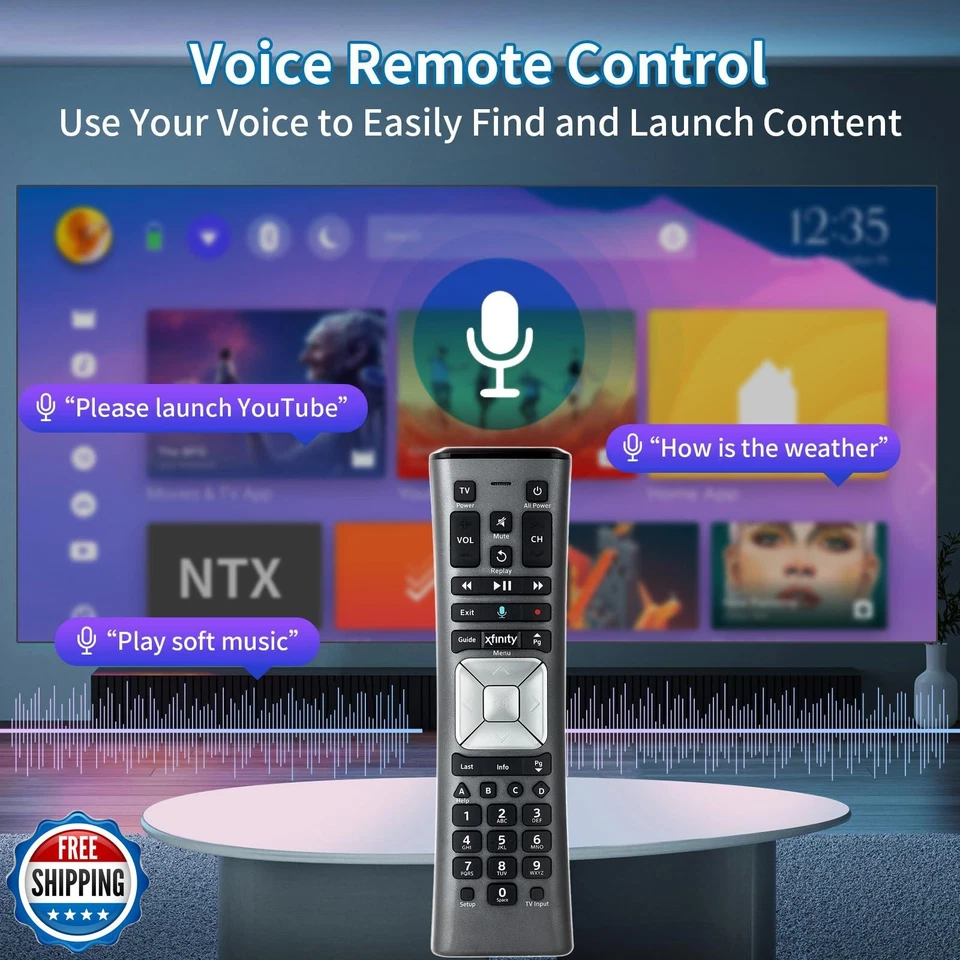 Voice Remote Control Replacement Compatible with XFinity Comcast Activated Ca - Image 4 of 4
