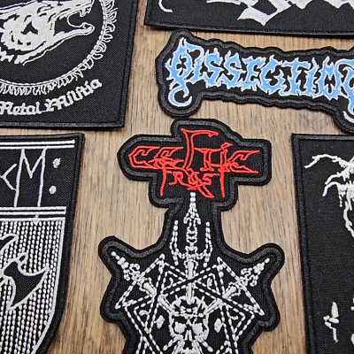 Black Metal Patch Set (20 pcs) Mayhem, Darkthrone, Gorgoroth