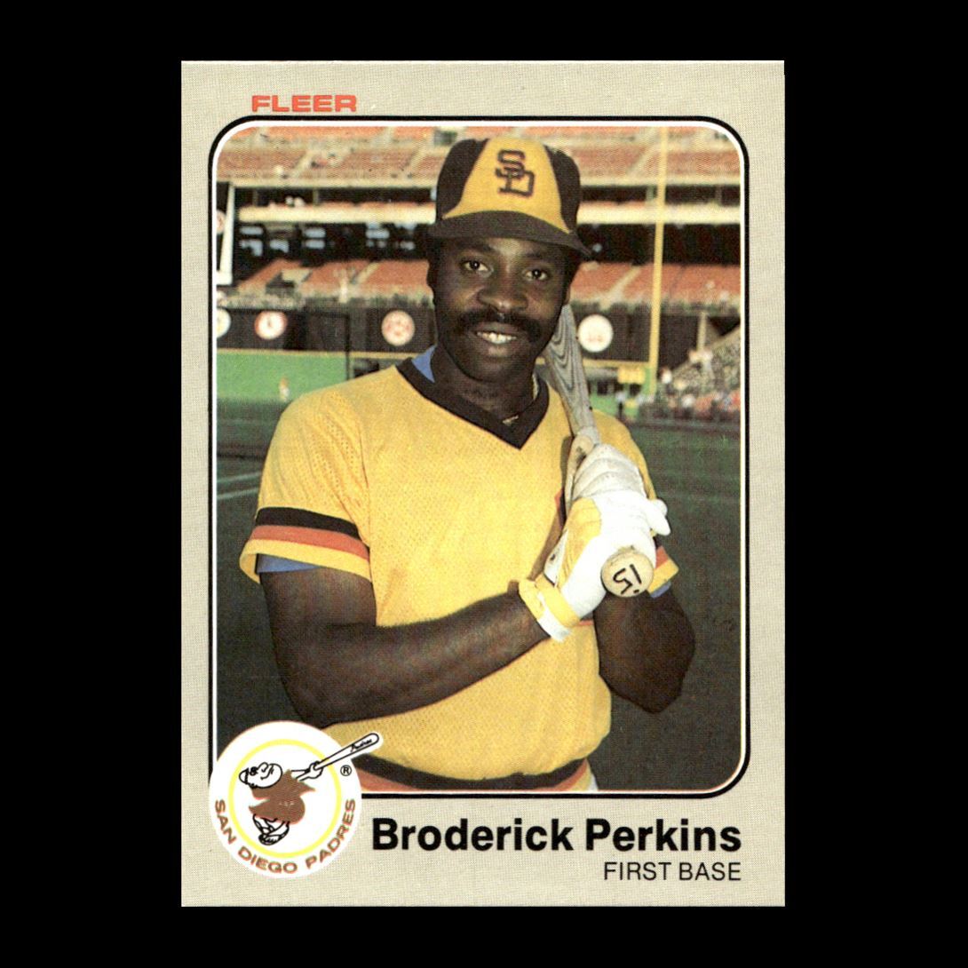 Broderick Perkins 1983 Fleer San Diego Padres 368 NM Vintage! eBay