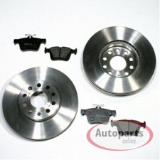 Bremsscheiben Ø 310 mm belüftet + Bremsbeläge hinten für Audi TT